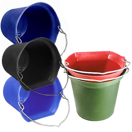 Beloved 017 BLACK Black Super Copy Cat Flatback Bucket 20 Quart BE731781